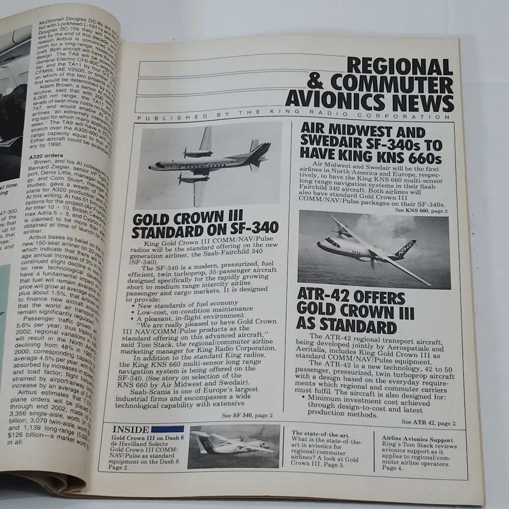 Air Transport World May 1984 Annual Market Development Issue Magazine Vintage